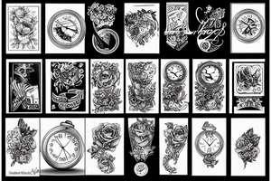 Time flies tattoo idea