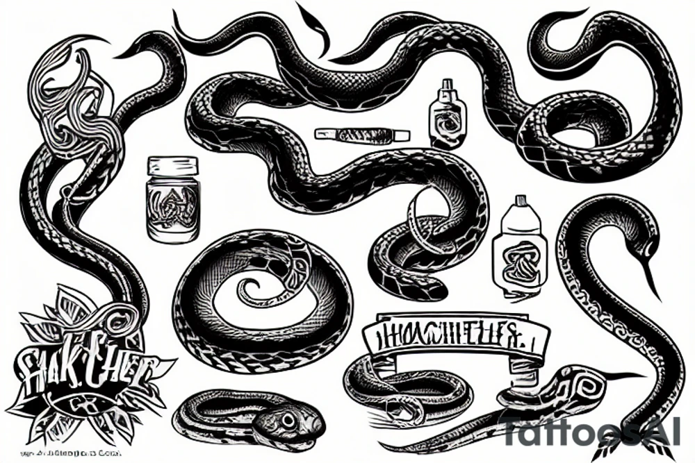 Snake handler Appalachian tattoo idea