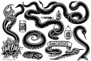 Snake handler Appalachian tattoo idea