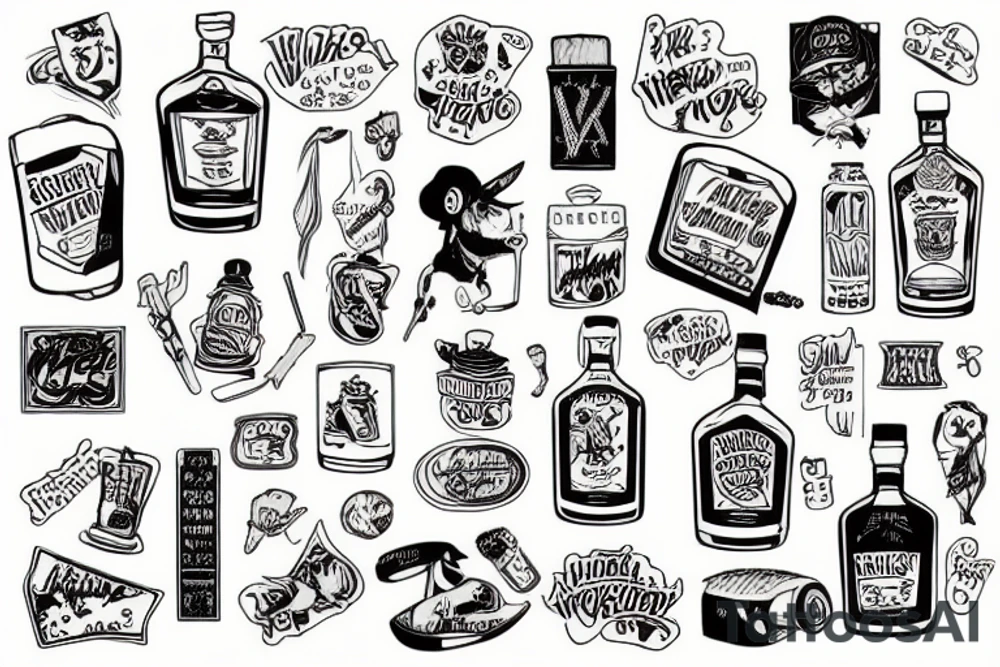 Whiskey tattoo idea