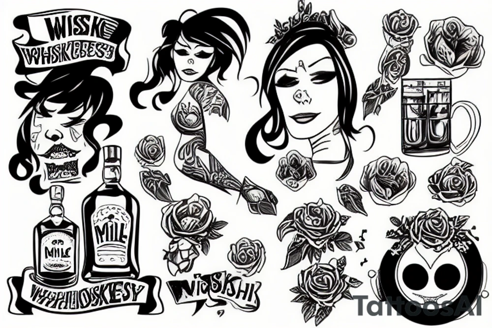 Whiskey tattoo idea