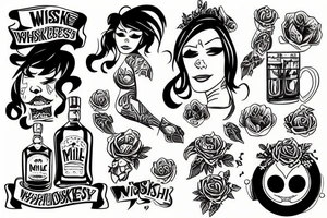 Whiskey tattoo idea