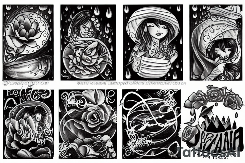 I love the rain, but i cant live in a storm tattoo idea