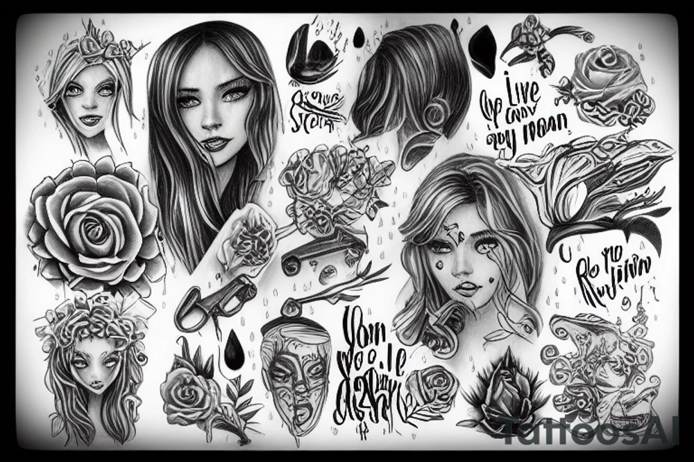 I love the rain, but i cant live in a storm tattoo idea