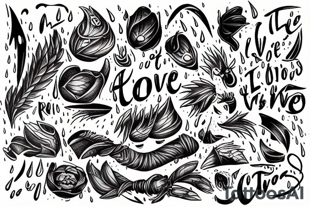 I love the rain, but i cant live in a storm tattoo idea