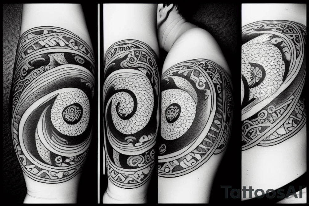 Yin Yang as fish tattoo idea