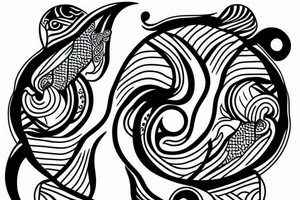 Yin Yang as fish tattoo idea
