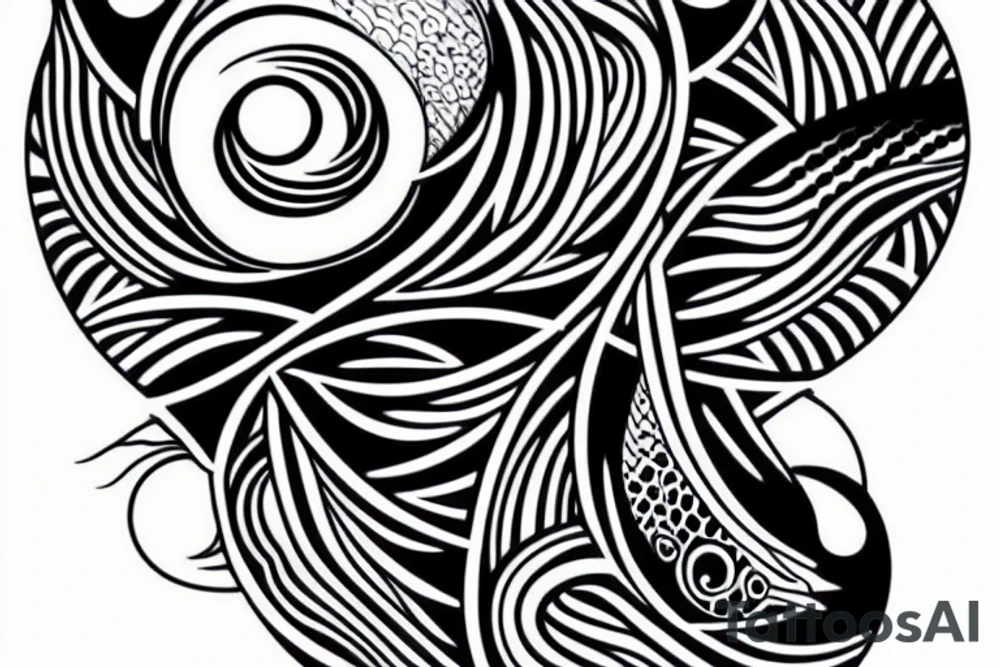 Yin Yang as fish tattoo idea