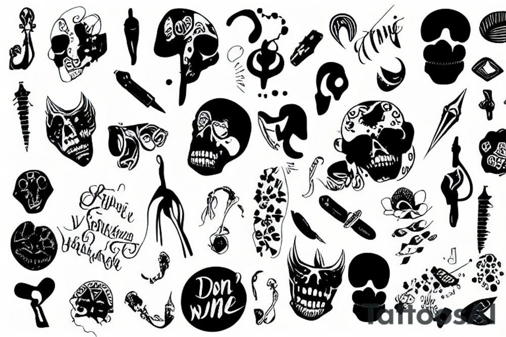 Don't die wondering tattoo idea