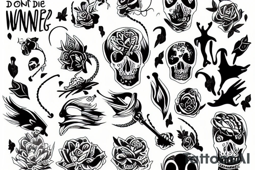 Don't die wondering tattoo idea