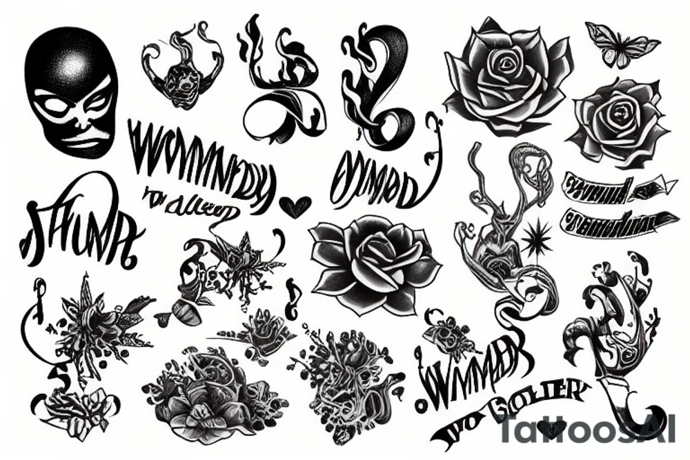 Stop wondering tattoo idea