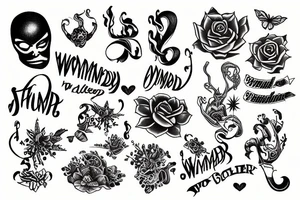 Stop wondering tattoo idea