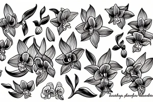 Orchid tattoo idea