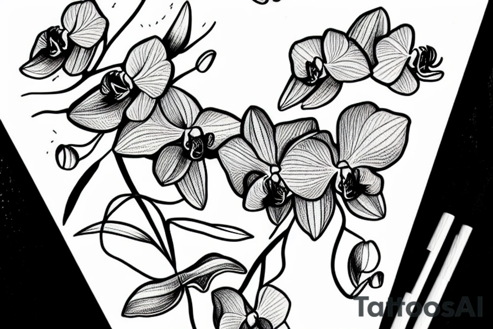 Orchid, survivor tattoo idea