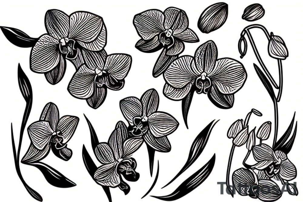 Orchid, survivor tattoo idea