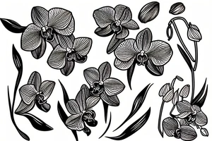 Orchid, survivor tattoo idea