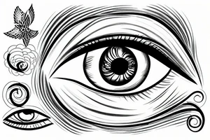 eye of god tattoo idea