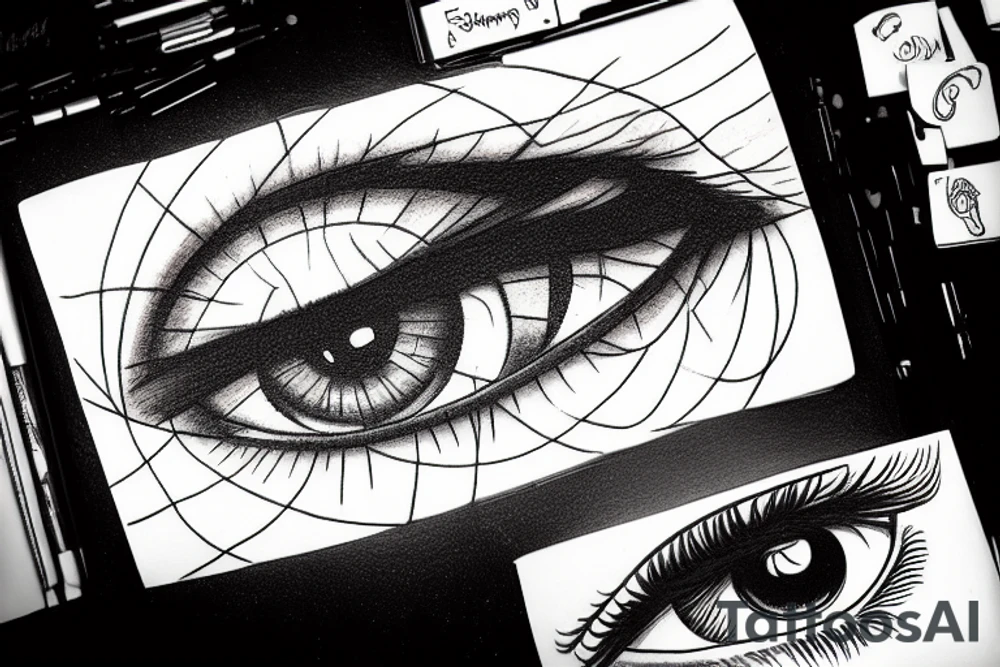 Eye of god tattoo idea