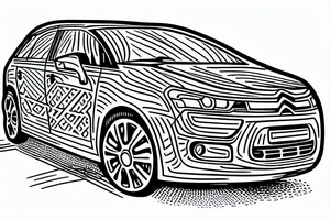 Citroen c4 tattoo idea