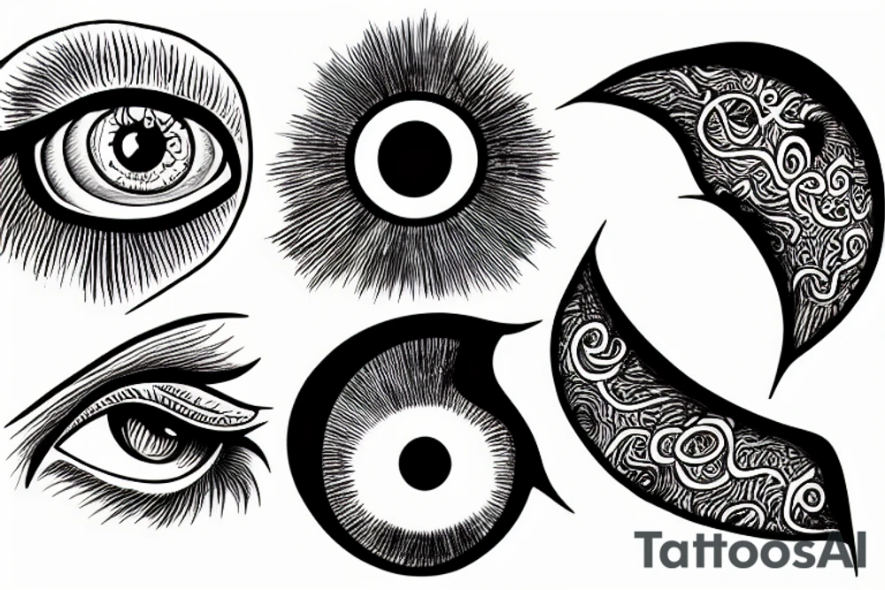 Eye of god tattoo idea