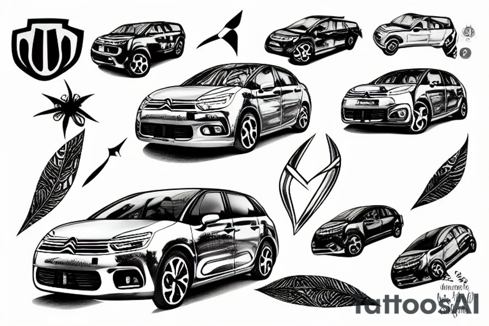 Citroen c4 tattoo idea