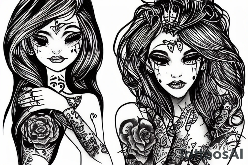 Angile Girl tattoo idea