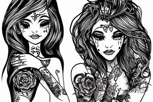 Angile Girl tattoo idea