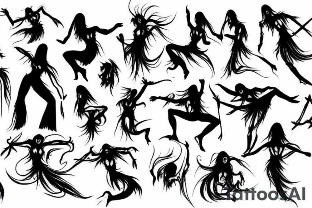 death dancing with a god tattoo idea