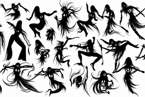 death dancing with a god tattoo idea