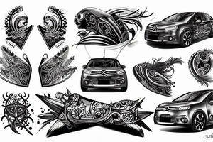 Citroen c4 tattoo idea
