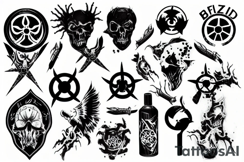 Biohazard tattoo idea