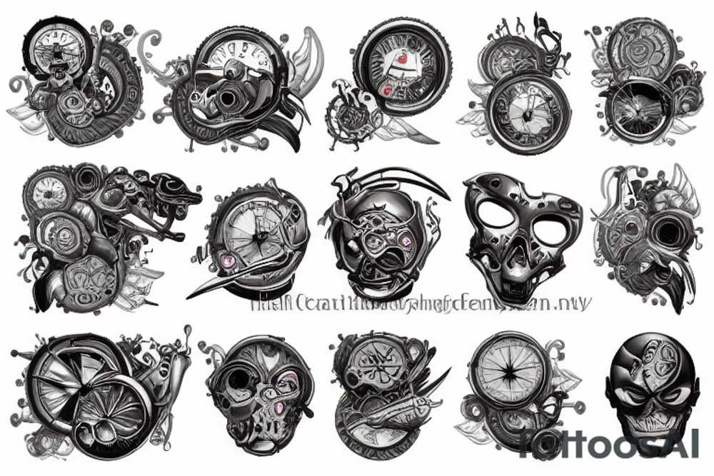 Tireshop tattoo idea