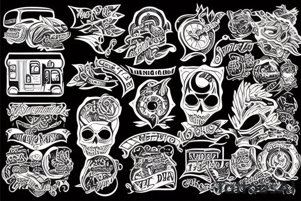 Tireshop tattoo idea