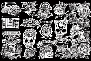 Tireshop tattoo idea
