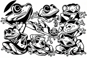 Frog hokage tattoo idea