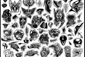 Kitcune masck tattoo idea
