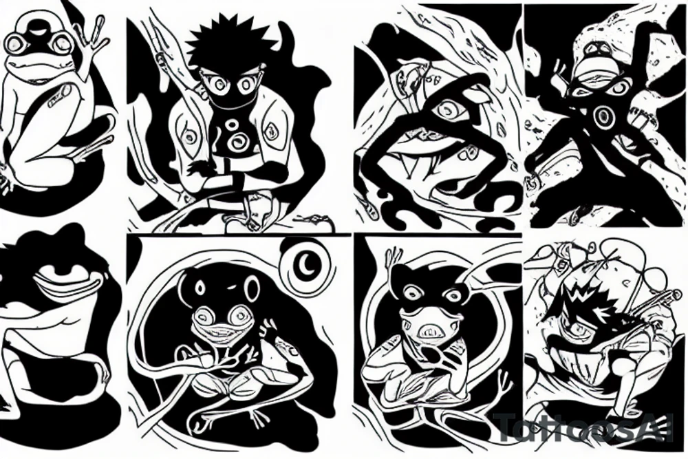 Frog naruto tattoo idea