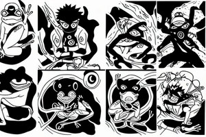 Frog naruto tattoo idea
