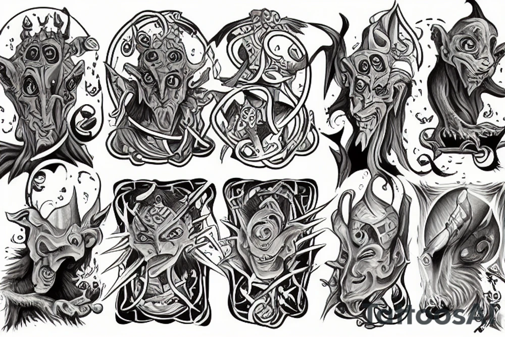 goblin mysticism tattoo idea