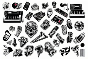 keyboard tattoo idea