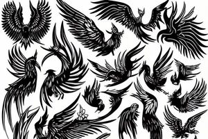 Phoenix tattoo idea