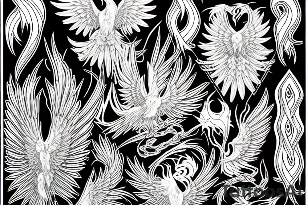 Phoenix tattoo idea