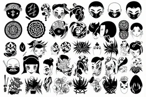 Kimetsu no yaba tattoo idea