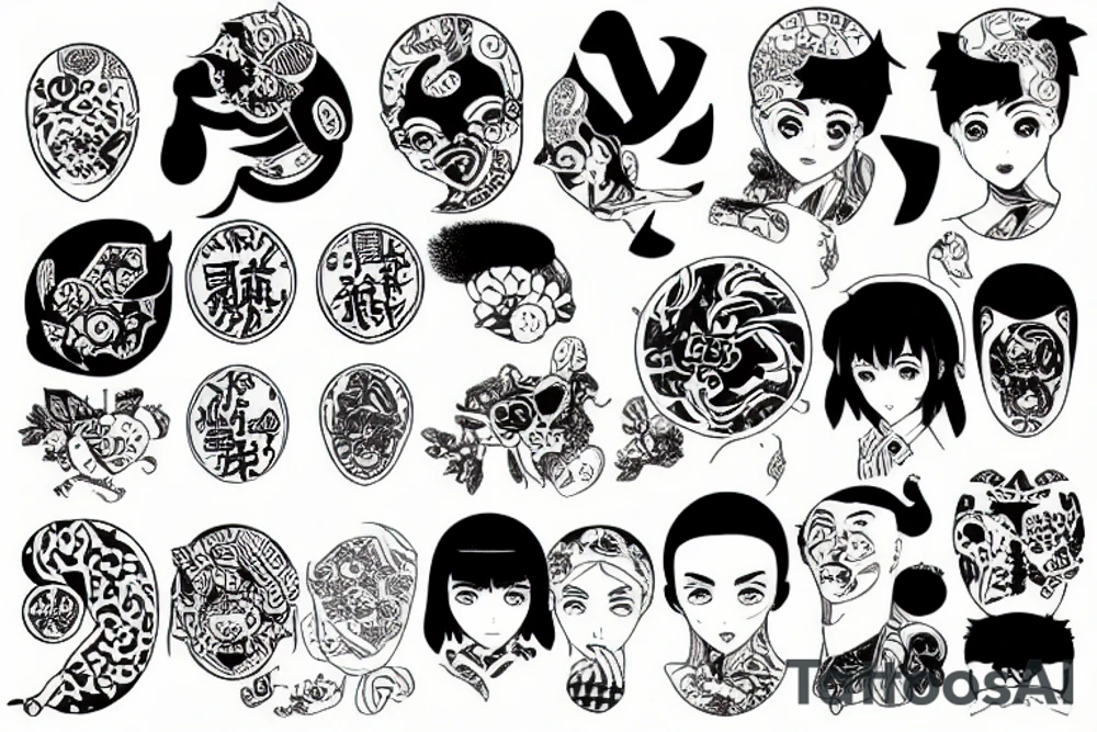 Kimetsu no yaba tattoo idea