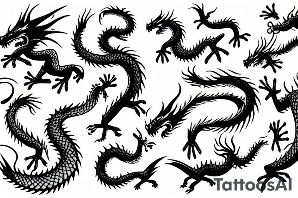 dragon tattoo idea