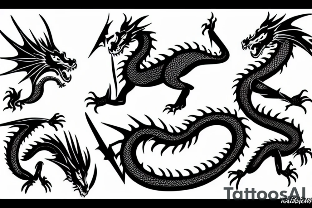 dragon tattoo idea