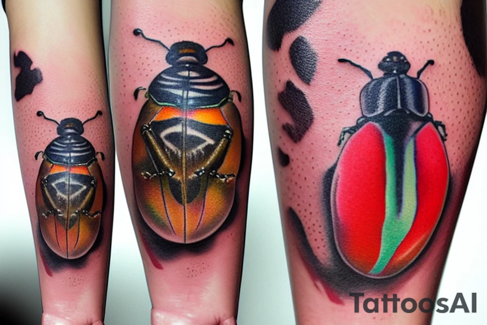 Colorado potato beetle tattoo idea