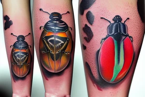 Colorado potato beetle tattoo idea