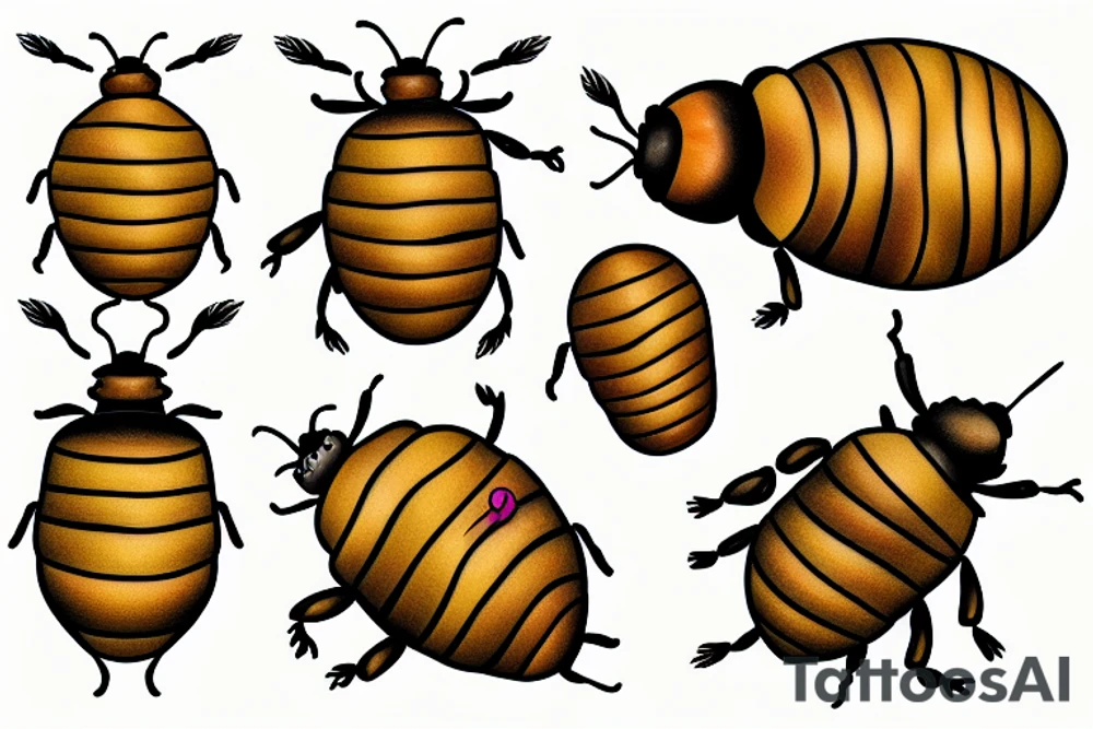 Colorado potato beetle tattoo idea