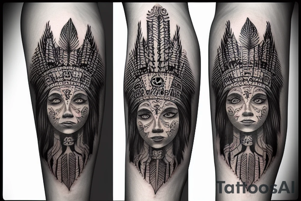 Indian Totem tattoo idea